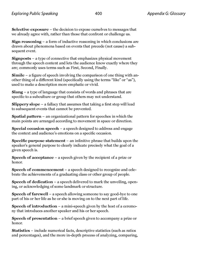 Exploring Public Speaking - Page 400